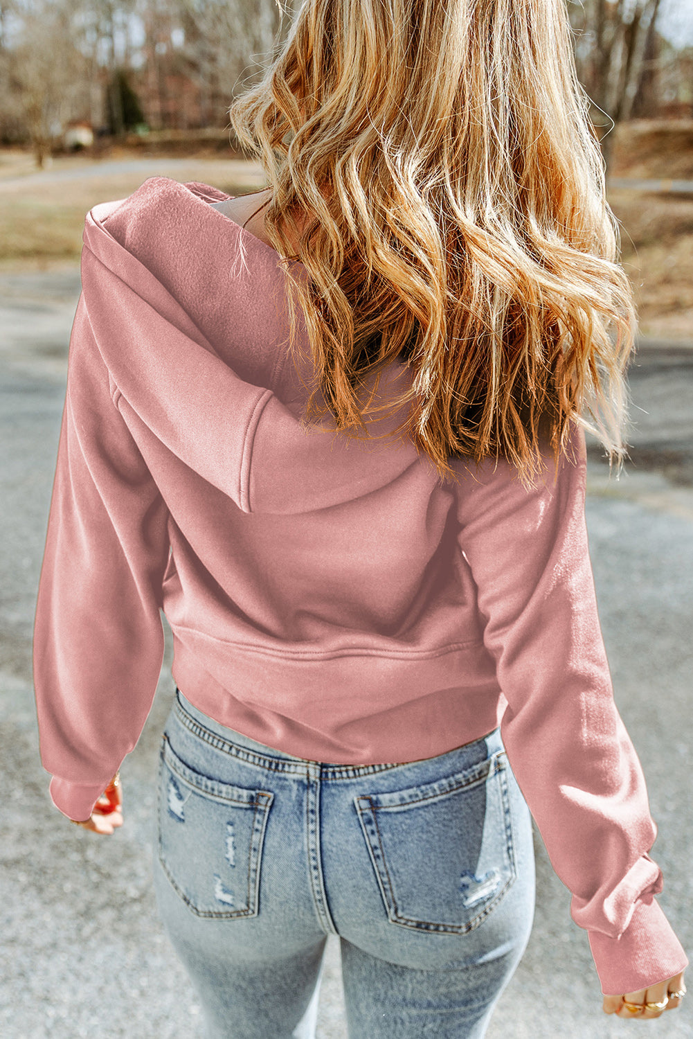 My daughter loves my Double Take Half-Zip Thumbhole Sleeve Hoodieđź’—