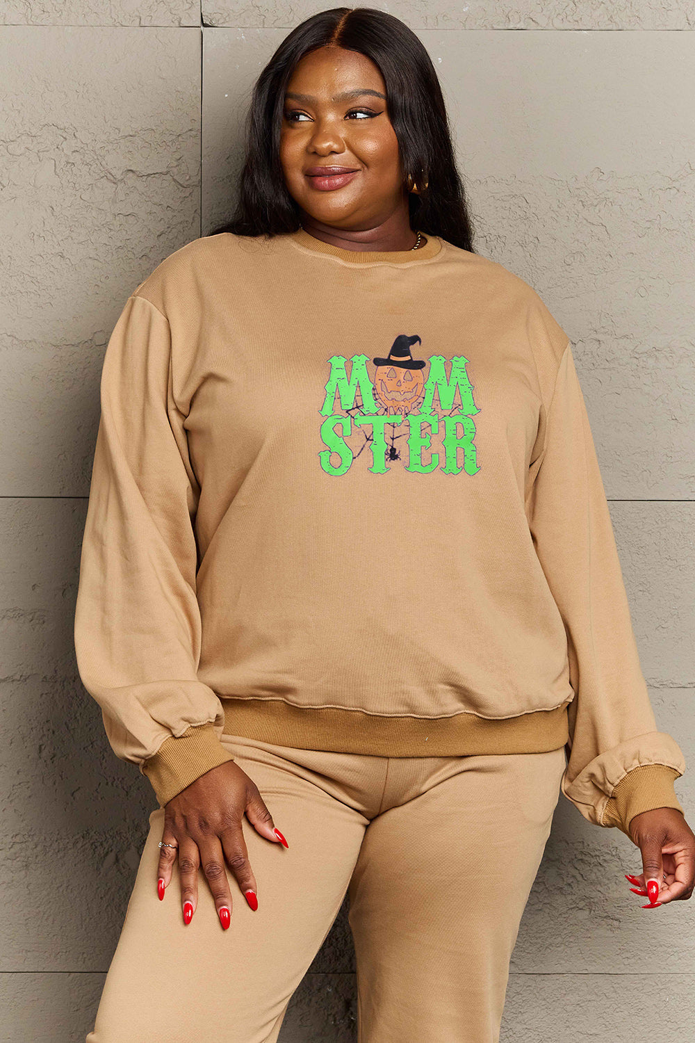 Drop Shoulder Graphic Sweatshirt