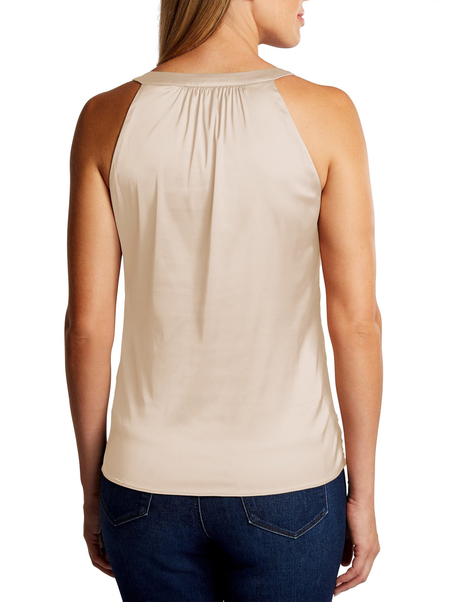 Layer WE Must V-Neck Ruche Detail Tank